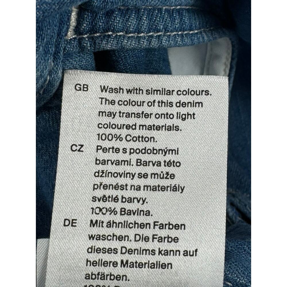 COS Wide Leg High-Rise Jeans Women’s Blue Size 32 - Picture 5 of 5